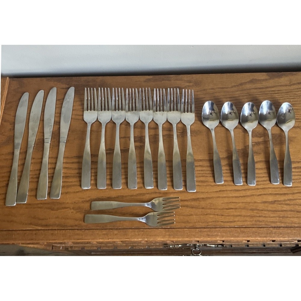 Pfaltzgraff Flatware Set of 19 Pieces Silverware